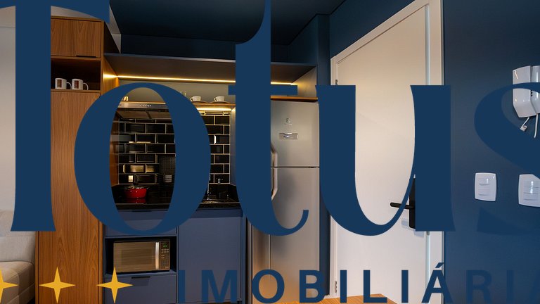 Studio moderno no Elleva com coworking e rooftop