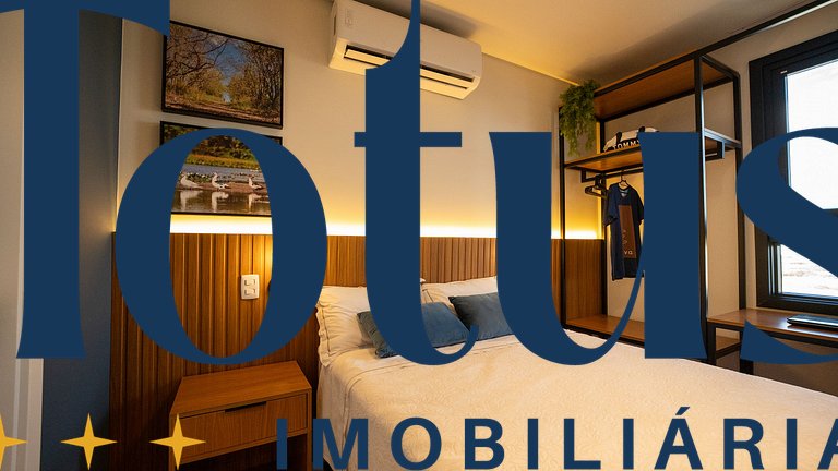Studio moderno no Elleva com coworking e rooftop